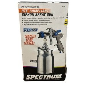 Spectrum Professional HTE-Compliant Siphon‎ Spray Gun #56338  New Open Box